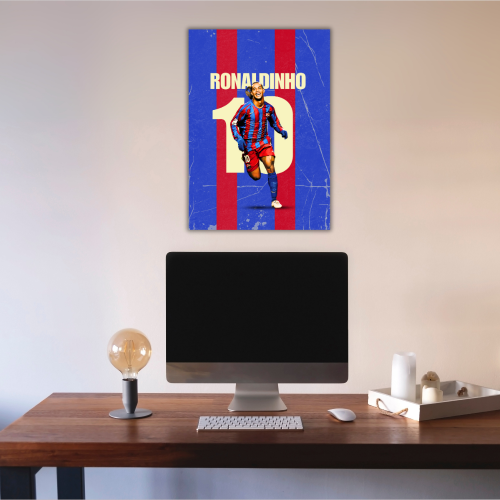 Ronaldinho Gaucho Poster Frame Football Player Framed Posters World Cup Sports soccer Players Artwork Canvas Painting with Photo Frames for wall decor for Livingroom restraunt cafe Boys room bedroom turf Home & Office Decoration, ronaldinho poster, ronaldinho  wall poster, ronaldinho signed poster, ronaldinho football poster, ronaldinho poster barcelona, ronaldinho poster brazil, ronaldinho etsy, ronaldinho poster ac milan, ronaldinho poster framed, ronaldinho poster 2006, ronaldinho poster amazon
