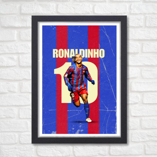 Ronaldinho Gaucho Poster Frame Football Player Framed Posters World Cup Sports soccer Players Artwork Canvas Painting with Photo Frames for wall decor for Livingroom restraunt cafe Boys room bedroom turf Home & Office Decoration, ronaldinho poster, ronaldinho  wall poster, ronaldinho signed poster, ronaldinho football poster, ronaldinho poster barcelona, ronaldinho poster brazil, ronaldinho etsy, ronaldinho poster ac milan, ronaldinho poster framed, ronaldinho poster 2006, ronaldinho poster amazon
