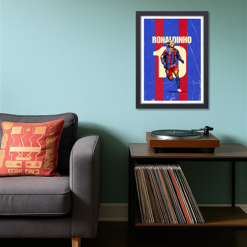 Ronaldinho Gaucho Poster Frame Football Player Framed Posters World Cup Sports soccer Players Artwork Canvas Painting with Photo Frames for wall decor for Livingroom restraunt cafe Boys room bedroom turf Home & Office Decoration, ronaldinho poster, ronaldinho  wall poster, ronaldinho signed poster, ronaldinho football poster, ronaldinho poster barcelona, ronaldinho poster brazil, ronaldinho etsy, ronaldinho poster ac milan, ronaldinho poster framed, ronaldinho poster 2006, ronaldinho poster amazon