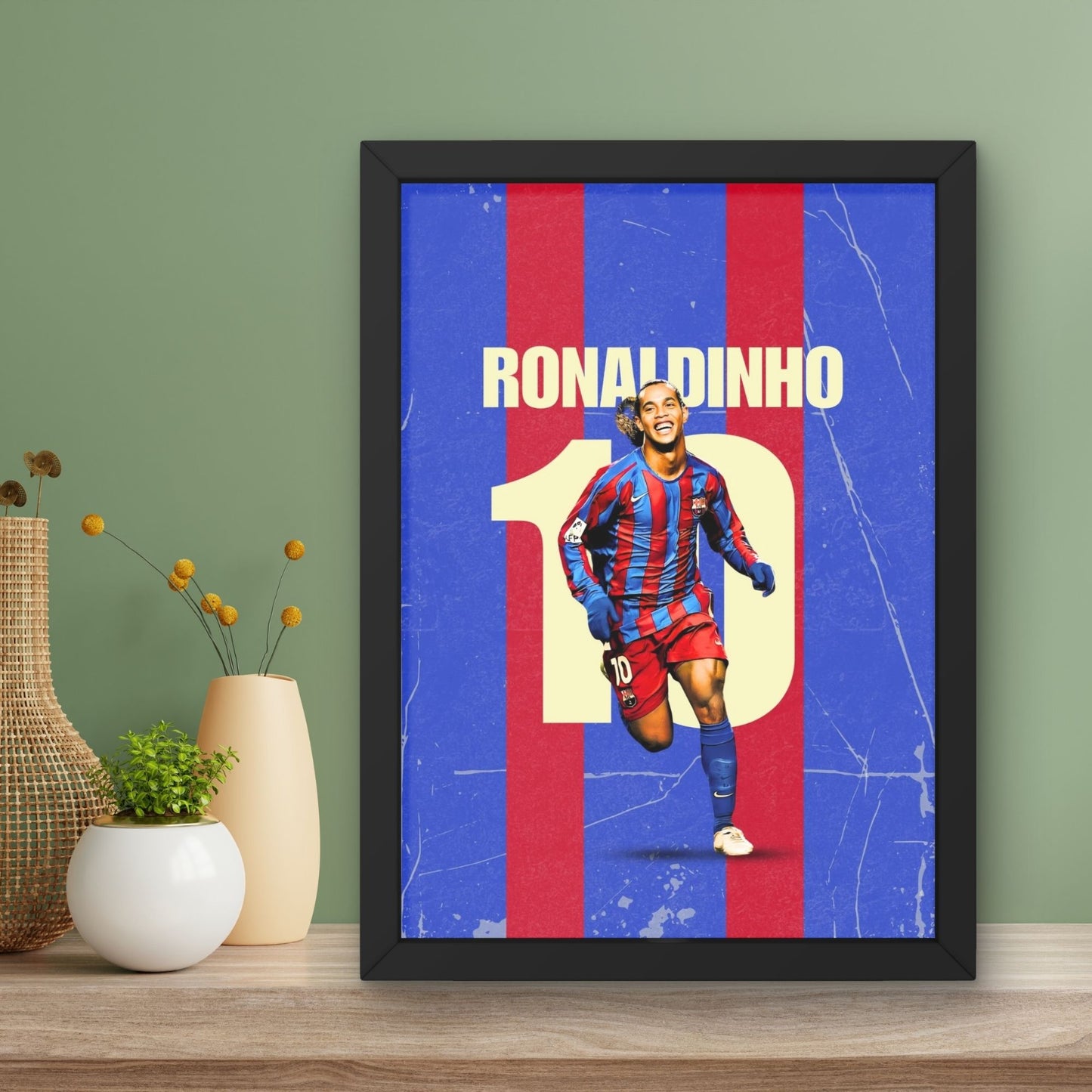 Ronaldinho Football Player Art