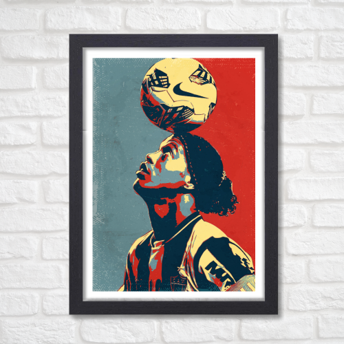 Ronaldinho Gaucho Poster Frame Football Player Framed Posters World Cup Sports soccer Players Artwork Canvas Painting with Photo Frames for wall decor for Livingroom restraunt cafe Boys room bedroom turf Home & Office Decoration, ronaldinho poster, ronaldinho  wall poster, ronaldinho signed poster, ronaldinho football poster, ronaldinho poster barcelona, ronaldinho poster brazil, ronaldinho etsy, ronaldinho poster ac milan, ronaldinho poster framed, ronaldinho poster 2006, ronaldinho poster amazon