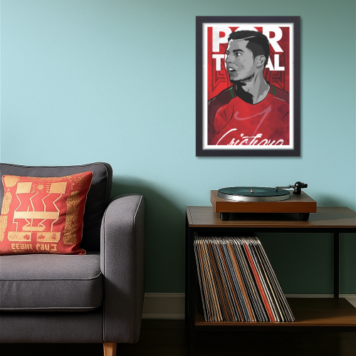 Cristiano Ronaldo Poster Frame Portuguese Footballer Framed Posters World Cup Sports soccer Players Artwork Canvas Painting with Photo Frames for wall decor for Livingroom restraunt cafe Boys room bedroom turf Home & Office Decoration, Cristiano Ronaldo poster, Cristiano Ronaldo poster 4k, Cristiano Ronaldo poster for room, Cristiano Ronaldo poster with quote, Cristiano Ronaldo poster near me, Cristiano Ronaldo poster amazon, Cristiano Ronaldo poster real madrid, Cristiano Ronaldo poster 24x36