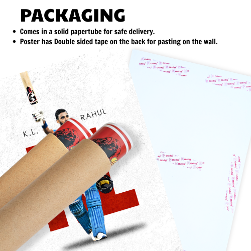 Cricketer Kl Rahul Poster Cricket Players Motivational Poster, Players Photo posters For wall decor, room decoration home bedroom living room Paintings Hostel Frame | Frames | Framed