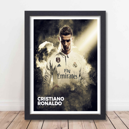 Cristiano Ronaldo Poster Frame Portuguese Footballer Framed Posters World Cup Sports soccer Players Artwork Canvas Painting with Photo Frames for wall decor for Livingroom restraunt cafe Boys room bedroom turf Home & Office Decoration, Cristiano Ronaldo poster, Cristiano Ronaldo poster 4k, Cristiano Ronaldo poster for room, Cristiano Ronaldo poster with quote, Cristiano Ronaldo poster near me, Cristiano Ronaldo poster amazon, Cristiano Ronaldo poster real madrid, Cristiano Ronaldo poster 24x36