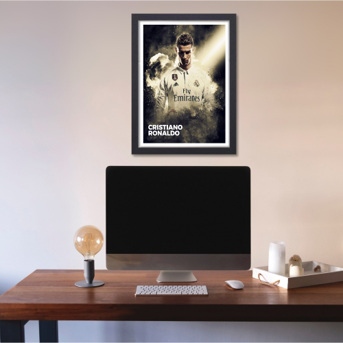 Cristiano Ronaldo Poster Frame Portuguese Footballer Framed Posters World Cup Sports soccer Players Artwork Canvas Painting with Photo Frames for wall decor for Livingroom restraunt cafe Boys room bedroom turf Home & Office Decoration, Cristiano Ronaldo poster, Cristiano Ronaldo poster 4k, Cristiano Ronaldo poster for room, Cristiano Ronaldo poster with quote, Cristiano Ronaldo poster near me, Cristiano Ronaldo poster amazon, Cristiano Ronaldo poster real madrid, Cristiano Ronaldo poster 24x36