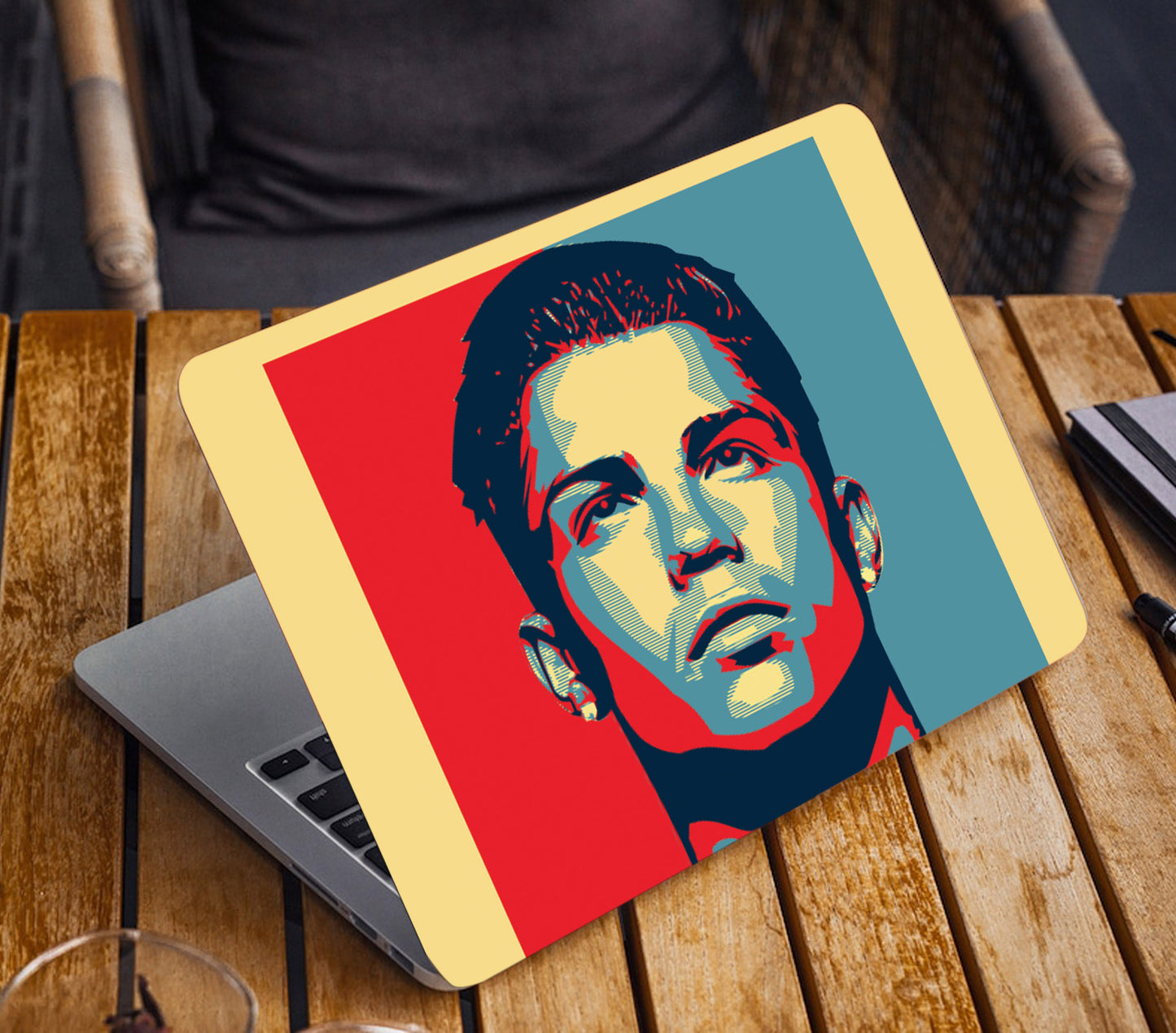 Ronaldo Hope Laptop Skin Vinyl, No Bubble, Multicolor 11.6"- 15.6" inch Laptop