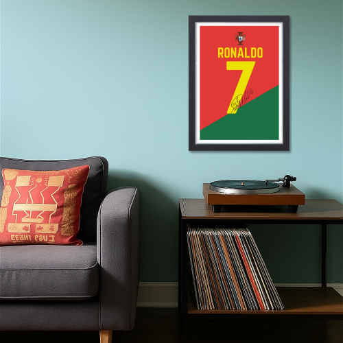 Cristiano Ronaldo Poster Frame Portuguese Footballer Framed Posters World Cup Sports soccer Players Artwork Canvas Painting with Photo Frames for wall decor for Livingroom restraunt cafe Boys room bedroom turf Home & Office Decoration, Cristiano Ronaldo poster, Cristiano Ronaldo poster 4k, Cristiano Ronaldo poster for room, Cristiano Ronaldo poster with quote, Cristiano Ronaldo poster near me, Cristiano Ronaldo poster amazon, Cristiano Ronaldo poster real madrid, Cristiano Ronaldo poster 24x36