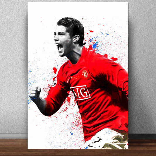 Cristiano Ronaldo Machester United Artwork