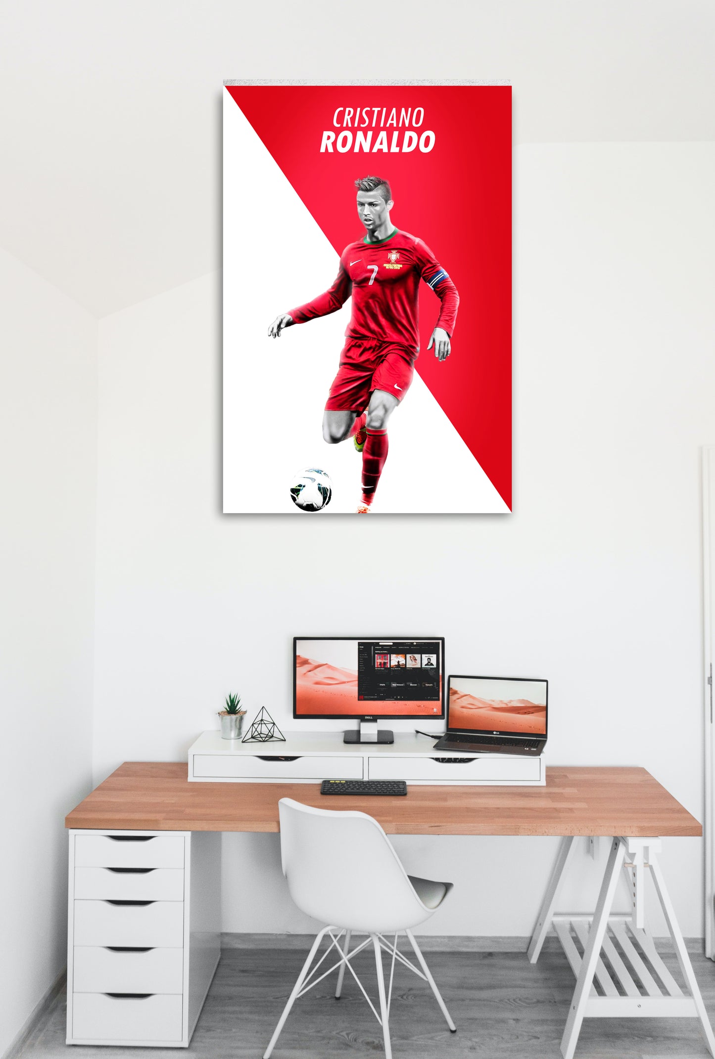 Cristiano Ronaldo Red Art