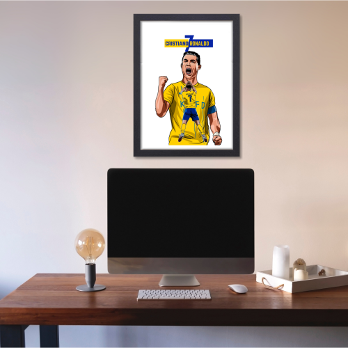 Cristiano Ronaldo Poster Frame Portuguese Footballer Framed Posters World Cup Sports soccer Players Artwork Canvas Painting with Photo Frames for wall decor for Livingroom restraunt cafe Boys room bedroom turf Home & Office Decoration, Cristiano Ronaldo poster, Cristiano Ronaldo poster 4k, Cristiano Ronaldo poster for room, Cristiano Ronaldo poster with quote, Cristiano Ronaldo poster near me, Cristiano Ronaldo poster amazon, Cristiano Ronaldo poster real madrid, Cristiano Ronaldo poster 24x36