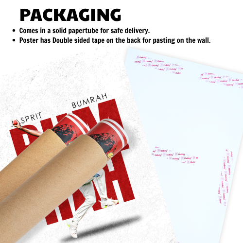 Cricketer Jasprit Bumrah Poster Cricket Players Motivational Poster, Players Photo posters For wall decor, room decoration home bedroom living room Paintings Hostel Frame | Frames | Framed