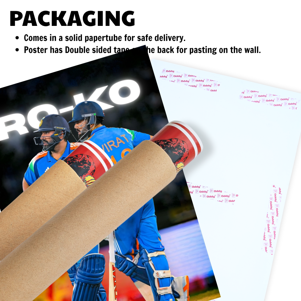 Cricketer Rohit Sharma Virat kohli Poster Cricket Players Motivational Poster, Players Photo posters For wall decor, room decoration home bedroom living room Hostel Photos Frame | Frames | Framed Photo