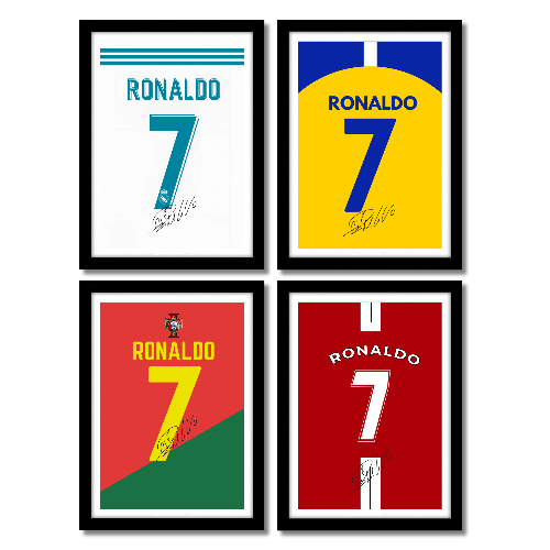 Cristiano Ronaldo Poster Frame Portuguese Footballer Framed Posters World Cup Sports soccer Players Artwork Canvas Painting with Photo Frames for wall decor for Livingroom restraunt cafe Boys room bedroom turf Home & Office Decoration, Cristiano Ronaldo poster, Cristiano Ronaldo poster 4k, Cristiano Ronaldo poster for room, Cristiano Ronaldo poster with quote, Cristiano Ronaldo poster near me, Cristiano Ronaldo poster amazon, Cristiano Ronaldo poster real madrid, Cristiano Ronaldo poster 24x36