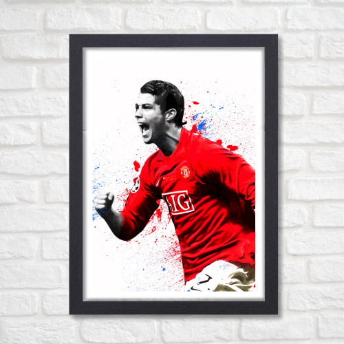 Cristiano Ronaldo Poster Frame Portuguese Footballer Framed Posters World Cup Sports soccer Players Artwork Canvas Painting with Photo Frames for wall decor for Livingroom restraunt cafe Boys room bedroom turf Home & Office Decoration, Cristiano Ronaldo poster, Cristiano Ronaldo poster 4k, Cristiano Ronaldo poster for room, Cristiano Ronaldo poster with quote, Cristiano Ronaldo poster near me, Cristiano Ronaldo poster amazon, Cristiano Ronaldo poster real madrid, Cristiano Ronaldo poster 24x36