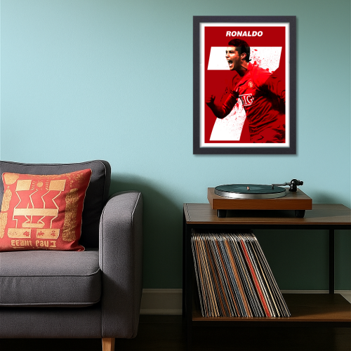 Cristiano Ronaldo Poster Frame Portuguese Footballer Framed Posters World Cup Sports soccer Players Artwork Canvas Painting with Photo Frames for wall decor for Livingroom restraunt cafe Boys room bedroom turf Home & Office Decoration, Cristiano Ronaldo poster, Cristiano Ronaldo poster 4k, Cristiano Ronaldo poster for room, Cristiano Ronaldo poster with quote, Cristiano Ronaldo poster near me, Cristiano Ronaldo poster amazon, Cristiano Ronaldo poster real madrid, Cristiano Ronaldo poster 24x36