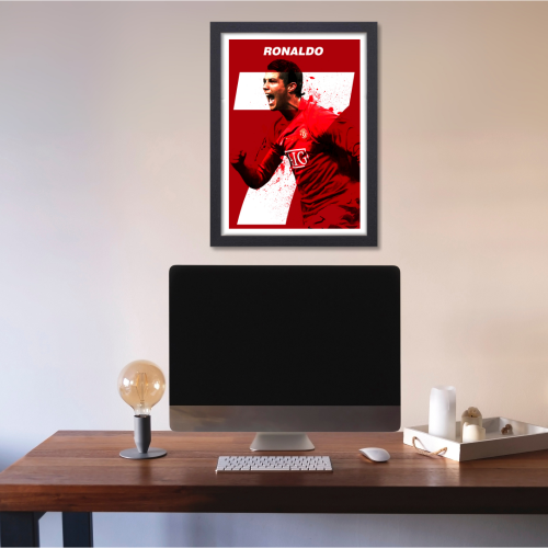 Cristiano Ronaldo Poster Frame Portuguese Footballer Framed Posters World Cup Sports soccer Players Artwork Canvas Painting with Photo Frames for wall decor for Livingroom restraunt cafe Boys room bedroom turf Home & Office Decoration, Cristiano Ronaldo poster, Cristiano Ronaldo poster 4k, Cristiano Ronaldo poster for room, Cristiano Ronaldo poster with quote, Cristiano Ronaldo poster near me, Cristiano Ronaldo poster amazon, Cristiano Ronaldo poster real madrid, Cristiano Ronaldo poster 24x36