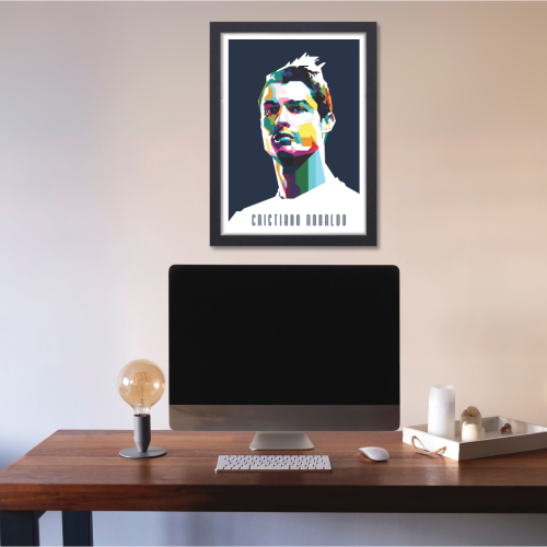Cristiano Ronaldo Poster Frame Portuguese Footballer Framed Posters World Cup Sports soccer Players Artwork Canvas Painting with Photo Frames for wall decor for Livingroom restraunt cafe Boys room bedroom turf Home & Office Decoration, Cristiano Ronaldo poster, Cristiano Ronaldo poster 4k, Cristiano Ronaldo poster for room, Cristiano Ronaldo poster with quote, Cristiano Ronaldo poster near me, Cristiano Ronaldo poster amazon, Cristiano Ronaldo poster real madrid, Cristiano Ronaldo poster 24x36