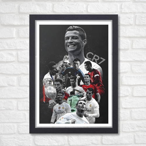 Cristiano Ronaldo Poster Frame Portuguese Footballer Framed Posters World Cup Sports soccer Players Artwork Canvas Painting with Photo Frames for wall decor for Livingroom restraunt cafe Boys room bedroom turf Home & Office Decoration, Cristiano Ronaldo poster, Cristiano Ronaldo poster 4k, Cristiano Ronaldo poster for room, Cristiano Ronaldo poster with quote, Cristiano Ronaldo poster near me, Cristiano Ronaldo poster amazon, Cristiano Ronaldo poster real madrid, Cristiano Ronaldo poster 24x36