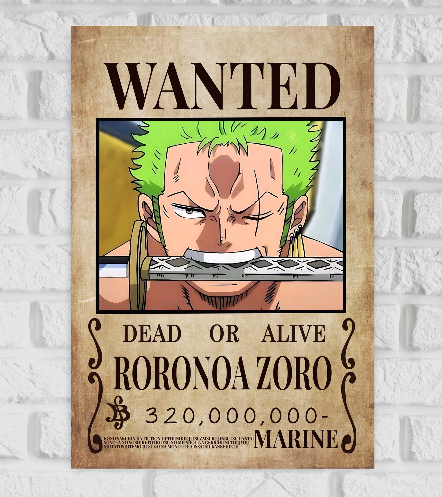 One Piece Roronoa Zoro Art work