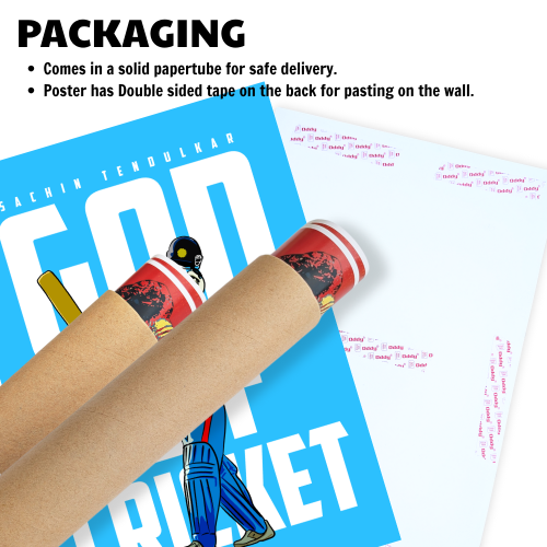 Sachin Tendulkar Poster For wall decor home bedroom living room Aesthetic Gift Item Wall Paintings Posters wallpaper Hostel Boys Bat Jersey Cricket (Poster Without Frame Framed Canvas