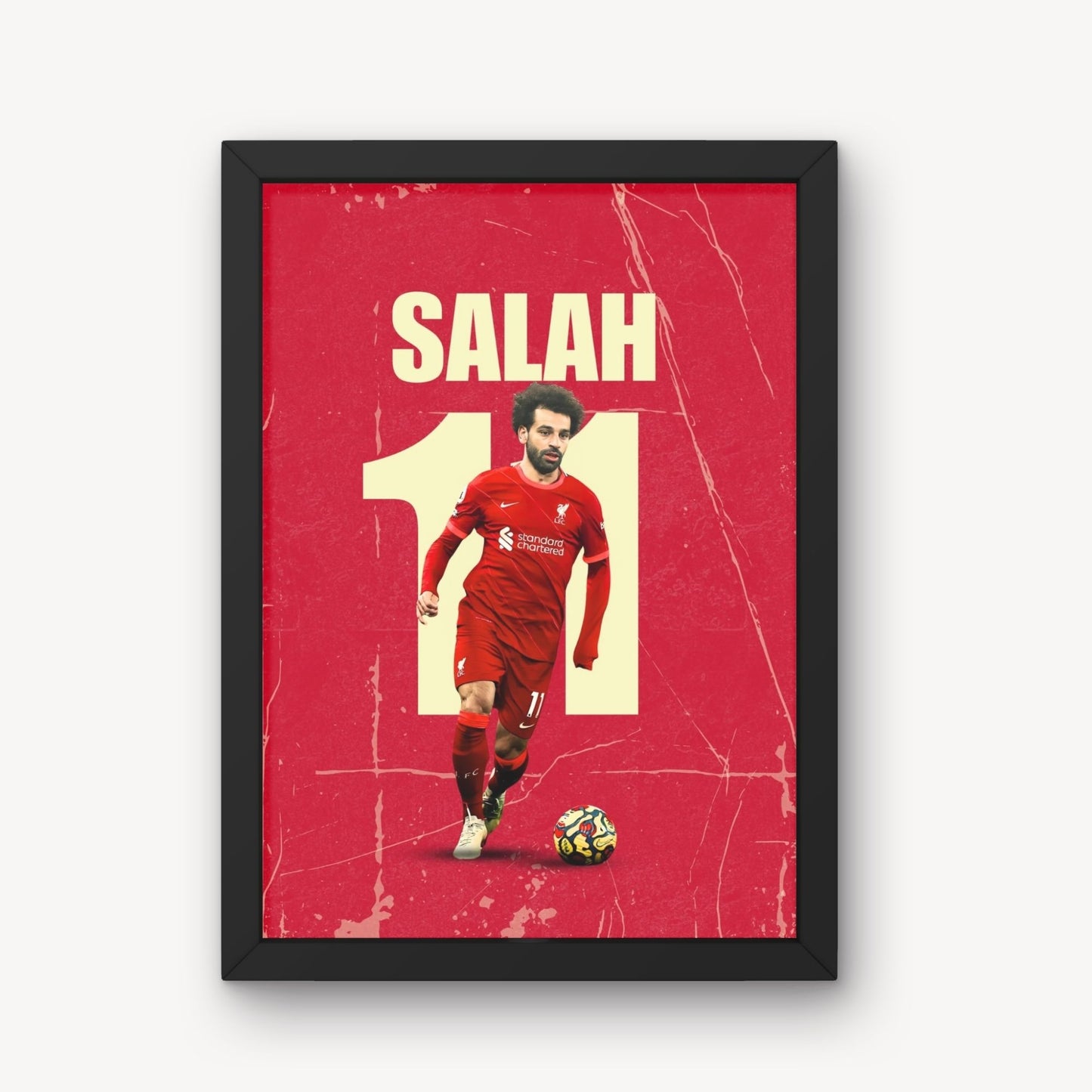 Mohammed Salah Football Player Art