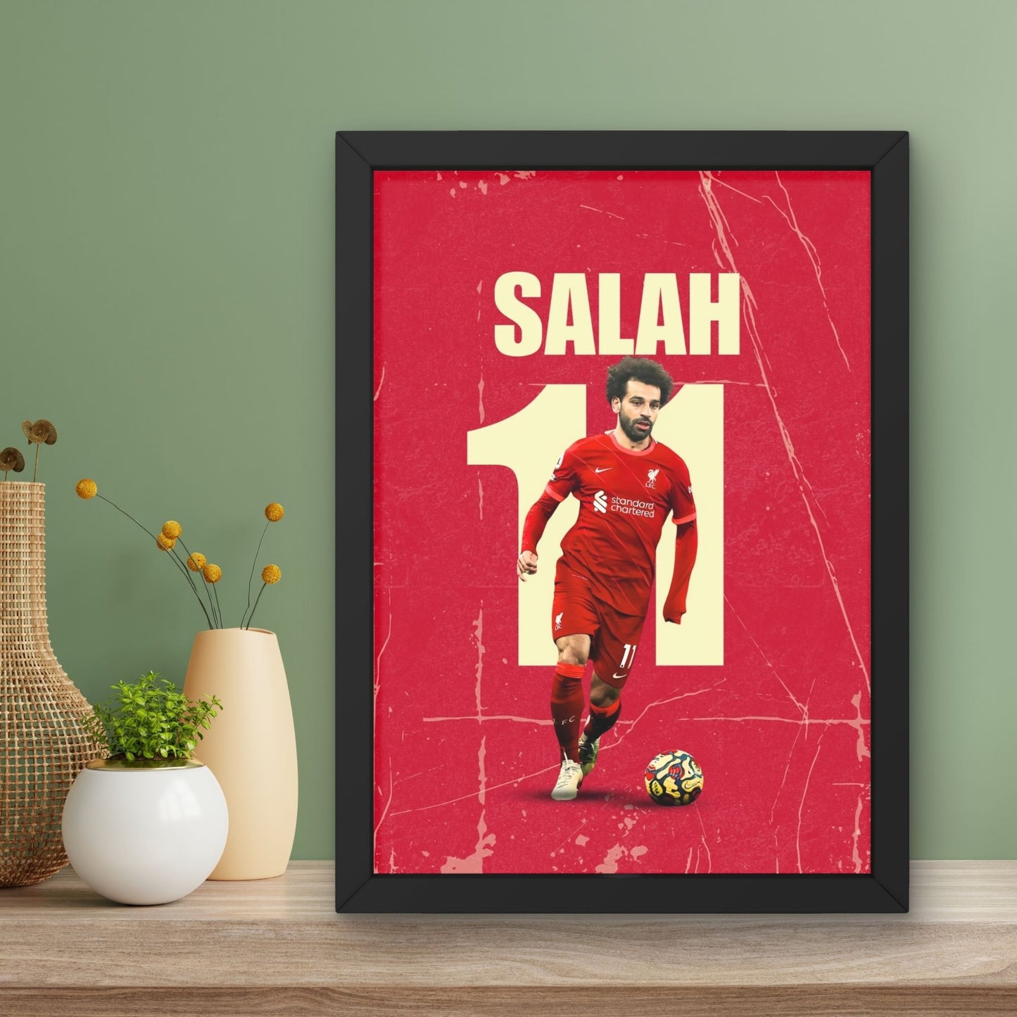 Mohammed Salah Football Player Art