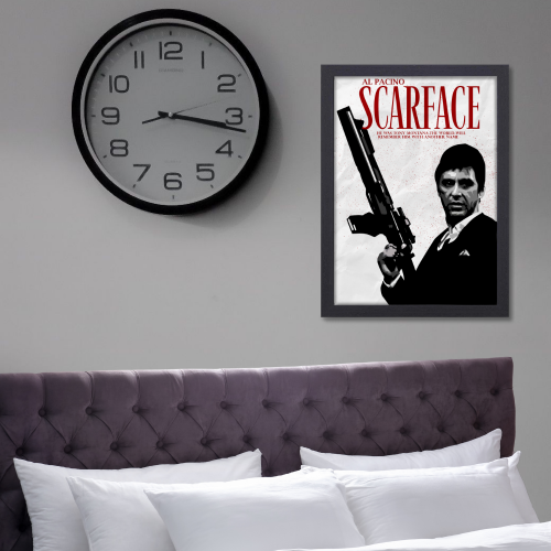 Scarface Movie Poster Frame Action Crime Film Framed Posters Hollywood Movies Canvas Painting Artwork Photo Frames for Wall Decor Home Decoration Living Room Bedroom Office Restraunt Cafe, scarface poster, scarface poster hd, scarface poster 4k, scarface poster font, scarface poster imdb, scarface poster for room, scarface poster framed, scarface poster with gun, scarface poster amazon, scarface poster black and white, scarface movie poster, scarface movie poster original, scarface movie poster framed
