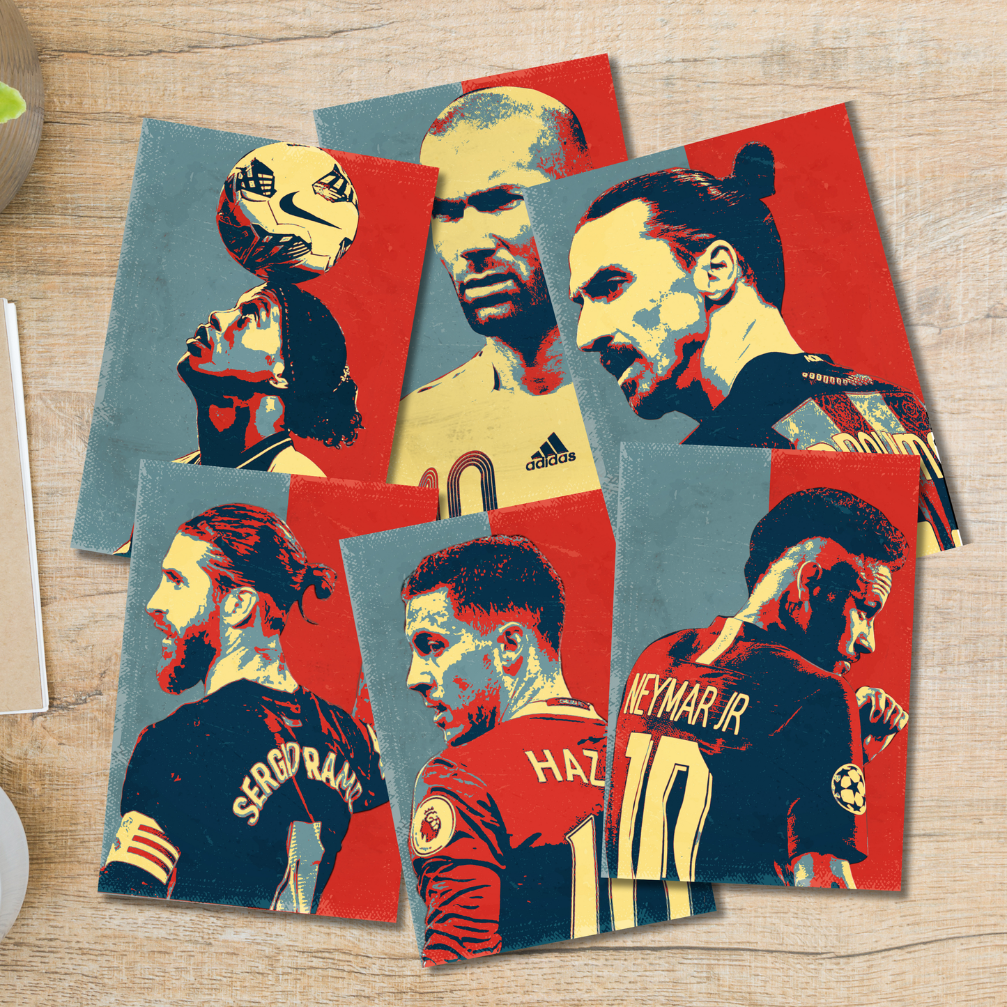 Football Legend's(Set Of 6) Artwork