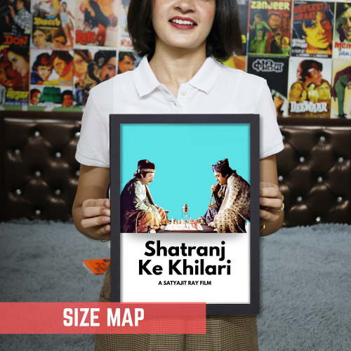 Shatranj Ke Khilari Poster Frame Satyajit Roy's Movies Framed Posters Bollywood Movie Artwork Canvas Painting Photo Frames for Wall Decor Restraunt Cafe Bedroom Living Room Decoration Home Office, shatranj ke khiladi poster, shatranj ke khiladi movie poster, satyajit ray motivational poster design, satyajit ray motivational poster design, satyajit ray posters, satyajit ray poster design, satyajit ray movie posters, satyajit ray film posters for sale, satyajit ray movie poster collage, satyajit ray movie