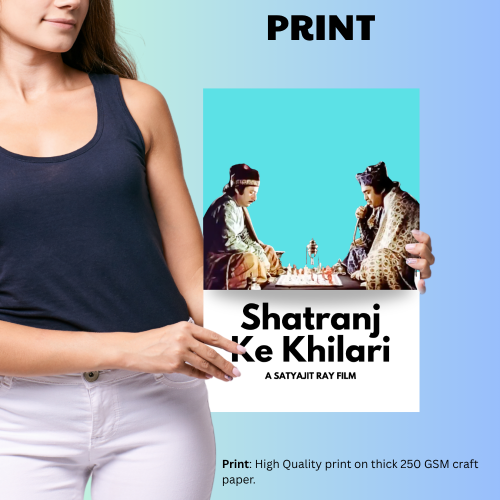 Shatranj Ke Khilari Poster Frame Satyajit Roy's Movies Framed Posters Bollywood Movie Artwork Canvas Painting Photo Frames for Wall Decor Restraunt Cafe Bedroom Living Room Decoration Home Office, shatranj ke khiladi poster, shatranj ke khiladi movie poster, satyajit ray motivational poster design, satyajit ray motivational poster design, satyajit ray posters, satyajit ray poster design, satyajit ray movie posters, satyajit ray film posters for sale, satyajit ray movie poster collage, satyajit ray movie