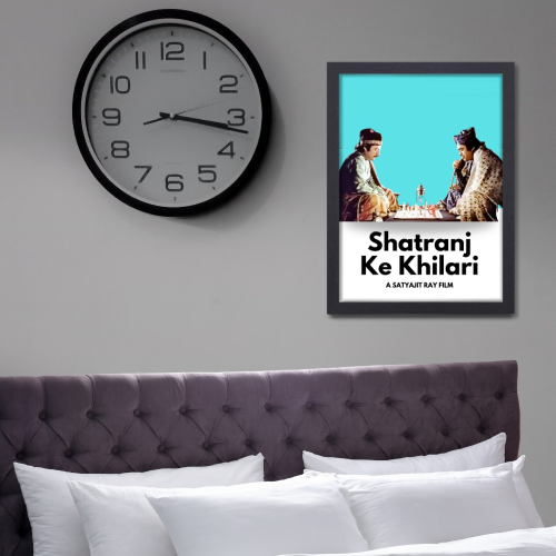 Shatranj Ke Khilari Poster Frame Satyajit Roy's Movies Framed Posters Bollywood Movie Artwork Canvas Painting Photo Frames for Wall Decor Restraunt Cafe Bedroom Living Room Decoration Home Office, shatranj ke khiladi poster, shatranj ke khiladi movie poster, satyajit ray motivational poster design, satyajit ray motivational poster design, satyajit ray posters, satyajit ray poster design, satyajit ray movie posters, satyajit ray film posters for sale, satyajit ray movie poster collage, satyajit ray movie