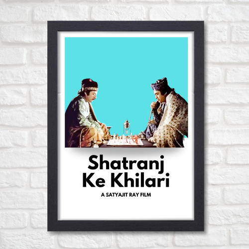 Shatranj Ke Khilari Poster Frame Satyajit Roy's Movies Framed Posters Bollywood Movie Artwork Canvas Painting Photo Frames for Wall Decor Restraunt Cafe Bedroom Living Room Decoration Home Office, shatranj ke khiladi poster, shatranj ke khiladi movie poster, satyajit ray motivational poster design, satyajit ray motivational poster design, satyajit ray posters, satyajit ray poster design, satyajit ray movie posters, satyajit ray film posters for sale, satyajit ray movie poster collage, satyajit ray movie