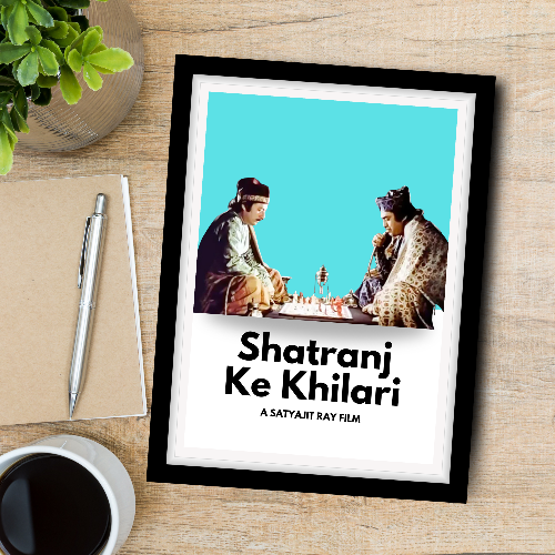 Shatranj Ke Khilari Poster Frame Satyajit Roy's Movies Framed Posters Bollywood Movie Artwork Canvas Painting Photo Frames for Wall Decor Restraunt Cafe Bedroom Living Room Decoration Home Office, shatranj ke khiladi poster, shatranj ke khiladi movie poster, satyajit ray motivational poster design, satyajit ray motivational poster design, satyajit ray posters, satyajit ray poster design, satyajit ray movie posters, satyajit ray film posters for sale, satyajit ray movie poster collage, satyajit ray movie