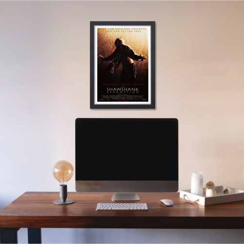 Shawshank Redemption Movie Poster Frame Motivational Quotes Framed Posters Hollywood inspirational Movies Artwork Canvas Painting Photo Frames For Wall Decor Living Room Bedroom  Study Room Restraunt Cafe Office & Home Decoration, Shawshank Redemption poster, Shawshank Redemption poster girl, Shawshank Redemption poster hd, Shawshank Redemption poster on wall, Shawshank Redemption movie poster, Shawshank Redemption movie poster in cell, Shawshank Redemption movie poster original
