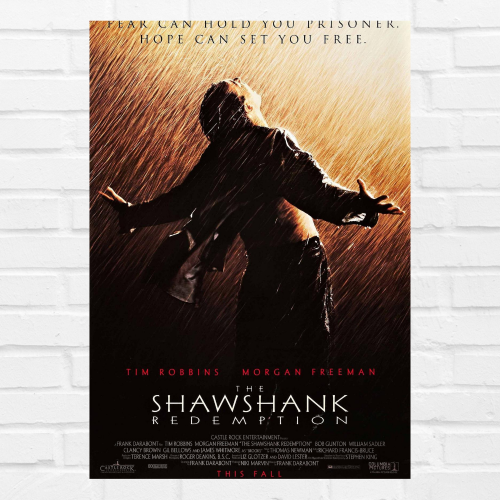 Shawshank Redemption Movie Poster Frame Motivational Quotes Framed Posters Hollywood inspirational Movies Artwork Canvas Painting Photo Frames For Wall Decor Living Room Bedroom  Study Room Restraunt Cafe Office & Home Decoration, Shawshank Redemption poster, Shawshank Redemption poster girl, Shawshank Redemption poster hd, Shawshank Redemption poster on wall, Shawshank Redemption movie poster, Shawshank Redemption movie poster in cell, Shawshank Redemption movie poster original, Shawshank Redemption