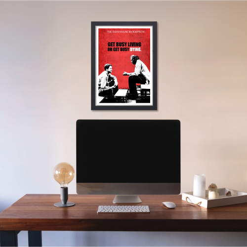 Shawshank Redemption Movie Poster Frame Motivational Quotes Framed Posters Hollywood inspirational Movies Artwork Canvas Painting Photo Frames For Wall Decor Living Room Bedroom  Study Room Restraunt Cafe Office & Home Decoration, Shawshank Redemption poster, Shawshank Redemption poster girl, Shawshank Redemption poster hd, Shawshank Redemption poster on wall, Shawshank Redemption movie poster, Shawshank Redemption movie poster in cell, Shawshank Redemption movie poster original