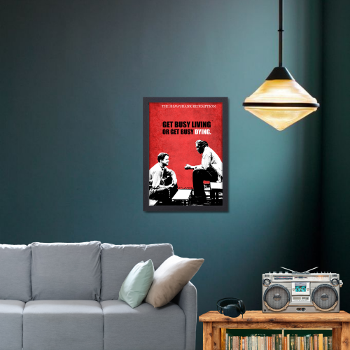 Shawshank Redemption Movie Poster Frame Motivational Quotes Framed Posters Hollywood inspirational Movies Artwork Canvas Painting Photo Frames For Wall Decor Living Room Bedroom  Study Room Restraunt Cafe Office & Home Decoration, Shawshank Redemption poster, Shawshank Redemption poster girl, Shawshank Redemption poster hd, Shawshank Redemption poster on wall, Shawshank Redemption movie poster, Shawshank Redemption movie poster in cell, Shawshank Redemption movie poster original