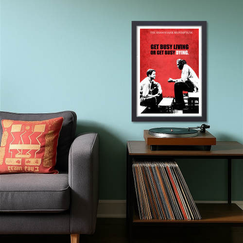 Shawshank Redemption Movie Poster Frame Motivational Quotes Framed Posters Hollywood inspirational Movies Artwork Canvas Painting Photo Frames For Wall Decor Living Room Bedroom  Study Room Restraunt Cafe Office & Home Decoration, Shawshank Redemption poster, Shawshank Redemption poster girl, Shawshank Redemption poster hd, Shawshank Redemption poster on wall, Shawshank Redemption movie poster, Shawshank Redemption movie poster in cell, Shawshank Redemption movie poster original
