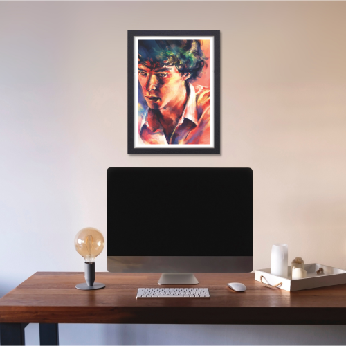 Sherlock Holmes Movie Poster Frame Action Thriller Film Art work Framed Posters Bollywood Movies Canvas Painting Photo Frames for Wall Decor Living Room Bedroom  Study Room Restraunt Cafe Office & Home Decoration, Sherlock movie poster, sherlock holmes poster, sherlock holmes poster drawing, sherlock holmes poster ideas, sherlock holmes poster benedict cumberbatch, sherlock holmes poster vintage, sherlock holmes  poster movie, sherlock holmes poster bbc, sherlock holmes poster design, sherlock holmes poster