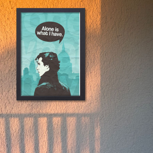 Sherlock Holmes Movie Poster Frame Action Thriller Film Art work Framed Posters Hollywood Movies Canvas Painting Photo Frames for Wall Decor Living Room Bedroom  Study Room Restraunt Cafe Office & Home Decoration, Sherlock movie poster, sherlock holmes poster, sherlock holmes poster drawing, sherlock holmes poster ideas, sherlock holmes poster benedict cumberbatch, sherlock holmes poster vintage, sherlock holmes  poster movie, sherlock holmes poster bbc, sherlock holmes poster design, sherlock holmes poster