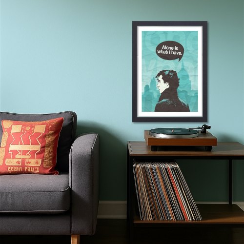 Sherlock Holmes Movie Poster Frame Action Thriller Film Art work Framed Posters Hollywood Movies Canvas Painting Photo Frames for Wall Decor Living Room Bedroom  Study Room Restraunt Cafe Office & Home Decoration, Sherlock movie poster, sherlock holmes poster, sherlock holmes poster drawing, sherlock holmes poster ideas, sherlock holmes poster benedict cumberbatch, sherlock holmes poster vintage, sherlock holmes  poster movie, sherlock holmes poster bbc, sherlock holmes poster design, sherlock holmes poster