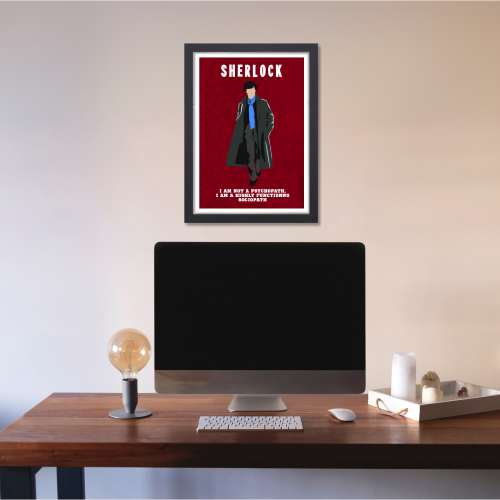 Sherlock Movie Poster Frame Hollywood Movies Framed Posters Film Art work Canvas Painting Photo Frames for Wall Decor Home Decoration Living Room Bedroom Office Study Room Cafe, Sherlock movie poster, Sherlock homles poster, Sherlock homles poster ideas, Sherlock homles poster drawing, Sherlock homles poster vintage, Sherlock homles poster bbc, Sherlock homles poster design, Sherlock homles poster 4k, Sherlock homles poster pinterest, Sherlock poster, Sherlock poster bbc, Sherlock poster 4k