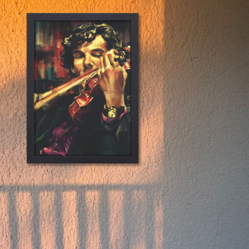 Sherlock Holmes Movie Poster Frame Action Thriller Film Art work Framed Posters Bollywood Movies Canvas Painting Photo Frames for Wall Decor Living Room Bedroom  Study Room Restraunt Cafe Office & Home Decoration, Sherlock movie poster, sherlock holmes poster, sherlock holmes poster drawing, sherlock holmes poster ideas, sherlock holmes poster benedict cumberbatch, sherlock holmes poster vintage, sherlock holmes  poster movie, sherlock holmes poster bbc, sherlock holmes poster design, sherlock holmes poster