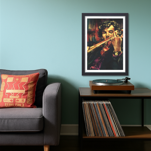 Sherlock Holmes Movie Poster Frame Action Thriller Film Art work Framed Posters Bollywood Movies Canvas Painting Photo Frames for Wall Decor Living Room Bedroom  Study Room Restraunt Cafe Office & Home Decoration, Sherlock movie poster, sherlock holmes poster, sherlock holmes poster drawing, sherlock holmes poster ideas, sherlock holmes poster benedict cumberbatch, sherlock holmes poster vintage, sherlock holmes  poster movie, sherlock holmes poster bbc, sherlock holmes poster design, sherlock holmes poster