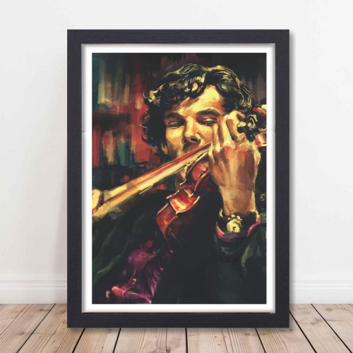 Sherlock Holmes Movie Poster Frame Action Thriller Film Art work Framed Posters Bollywood Movies Canvas Painting Photo Frames for Wall Decor Living Room Bedroom  Study Room Restraunt Cafe Office & Home Decoration, Sherlock movie poster, sherlock holmes poster, sherlock holmes poster drawing, sherlock holmes poster ideas, sherlock holmes poster benedict cumberbatch, sherlock holmes poster vintage, sherlock holmes  poster movie, sherlock holmes poster bbc, sherlock holmes poster design, sherlock holmes poster