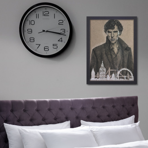 Sherlock Holmes Movie Poster Frame Action Thriller Film Art work Framed Posters Hollywood Movies Canvas Painting Photo Frames for Wall Decor Living Room Bedroom  Study Room Restraunt Cafe Office & Home Decoration, Sherlock movie poster, sherlock holmes poster, sherlock holmes poster drawing, sherlock holmes poster ideas, sherlock holmes poster benedict cumberbatch, sherlock holmes poster vintage, sherlock holmes  poster movie, sherlock holmes poster bbc, sherlock holmes poster design, sherlock holmes poster