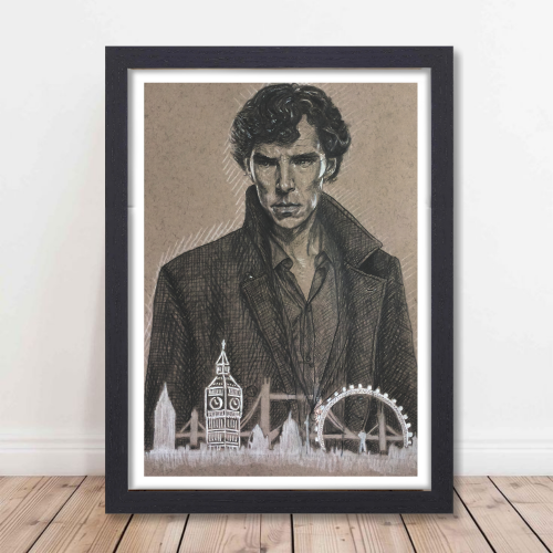 Sherlock Holmes Movie Poster Frame Action Thriller Film Art work Framed Posters Hollywood Movies Canvas Painting Photo Frames for Wall Decor Living Room Bedroom  Study Room Restraunt Cafe Office & Home Decoration, Sherlock movie poster, sherlock holmes poster, sherlock holmes poster drawing, sherlock holmes poster ideas, sherlock holmes poster benedict cumberbatch, sherlock holmes poster vintage, sherlock holmes  poster movie, sherlock holmes poster bbc, sherlock holmes poster design, sherlock holmes poster