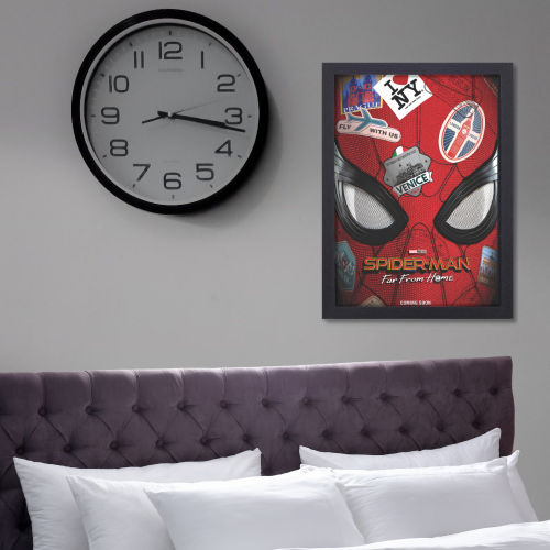 Spider Man Movie Poster Frame Comic book character Film Framed Posters Hollywood Movies Art work Canvas Painting Photo Frames For Wall Decor Living Living Room Bedroom Art Study Room Restraunt Cafe Office & Home Art Decoration