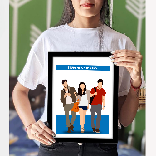 Student Of The Year Movie Poster Frame Bollywood Movies Artwork Framed Posters Canvas Painting Photo Frames for Wall Decor Bedroom Living Room Decoration Home Office Restraunt Cafe Decoration, student of the year poster, student of the year poster hd, student of the year poster design, student of the year poster font, student of the year 2 poster, student of the year movie poster, student of the year wall posters, student of the year poster hd, student of the year poster picture, student of the year poster 
