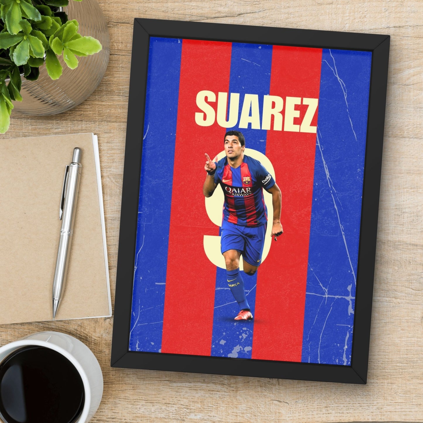 Suarez Football Player Art